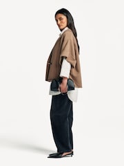 Weekend MaxMara Brown Pera Crop Trench Jackets - Image 3 of 5
