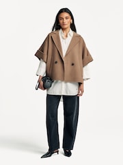 Weekend MaxMara Brown Pera Crop Trench Jackets - Image 4 of 5