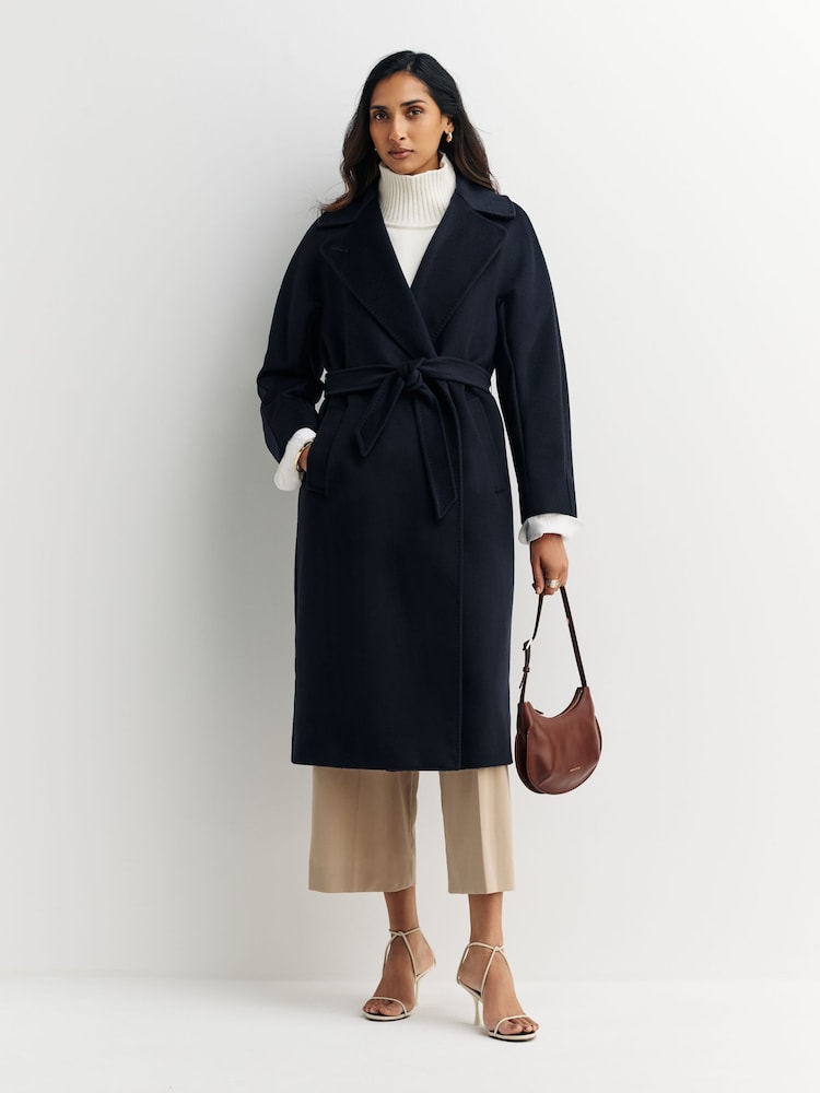 Weekend MaxMara Blue Resina Trench Coat - Image 1 of 5 Weekend MaxMara Blue Resina Trench Coat - Image 1 of 5