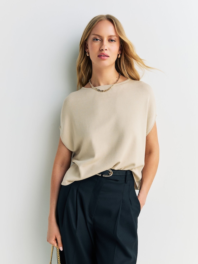 Weekend MaxMara Brown Breda T-Shirt - Image 1 of 6 Weekend MaxMara Brown Breda T-Shirt - Image 1 of 6