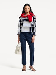 Weekend MaxMara Blue Slim Fit Freda Trousers - Image 2 of 5