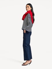 Weekend MaxMara Blue Slim Fit Freda Trousers - Image 3 of 5