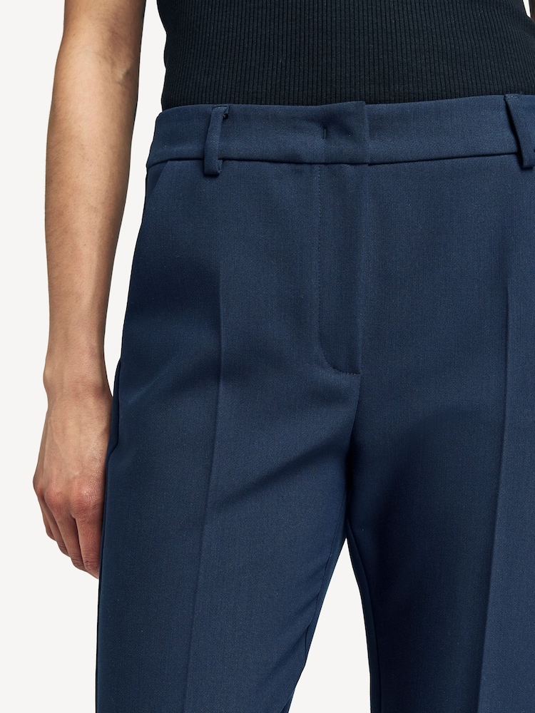 Weekend MaxMara Blue Slim Fit Freda Trousers - Image 5 of 5