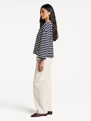 Weekend MaxMara Blue Campale T-Shirt - Image 3 of 6