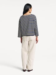 Weekend MaxMara Blue Campale T-Shirt - Image 4 of 6