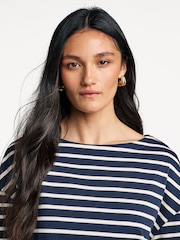 Weekend MaxMara Blue Campale T-Shirt - Image 5 of 6