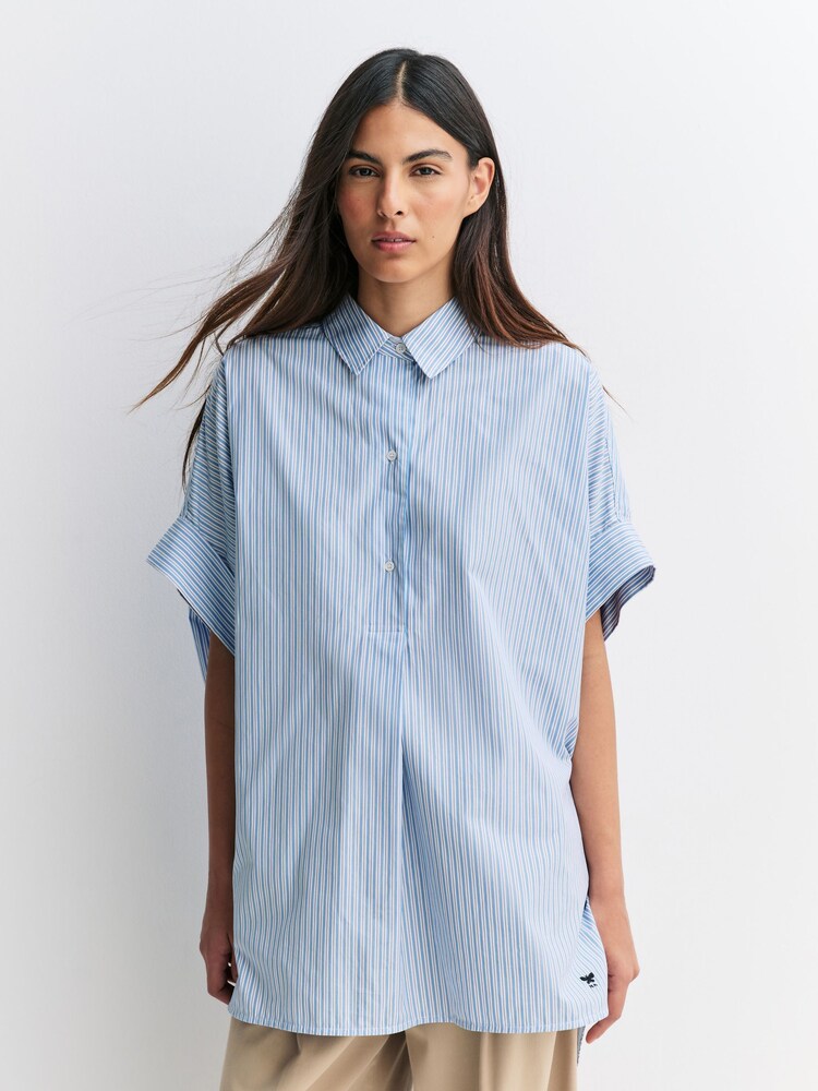 Weekend MaxMara Blue Ardea Shirt - Image 1 of 11