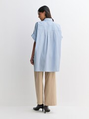 Weekend MaxMara Blue Ardea Shirt - Image 3 of 11