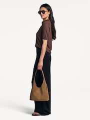 Weekend MaxMara Brown Roncolo Polo Shirt - Image 4 of 5