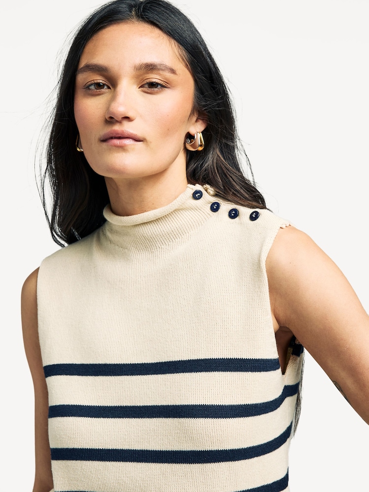 Weekend MaxMara Cream Trofeo Tank Top - Image 5 of 5