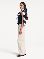 Weekend MaxMara Blue Nazione Knit Tank - Image 4 of 5