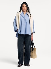 Weekend MaxMara Blue Zavorra Shirt - Image 2 of 6
