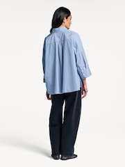 Weekend MaxMara Blue Zavorra Shirt - Image 4 of 6