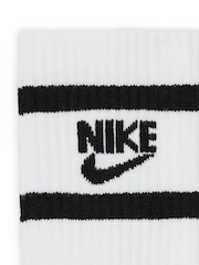 Nike Black/Grey Kids Cushioned Crew Socks 6 Pack - Image 4 of 4