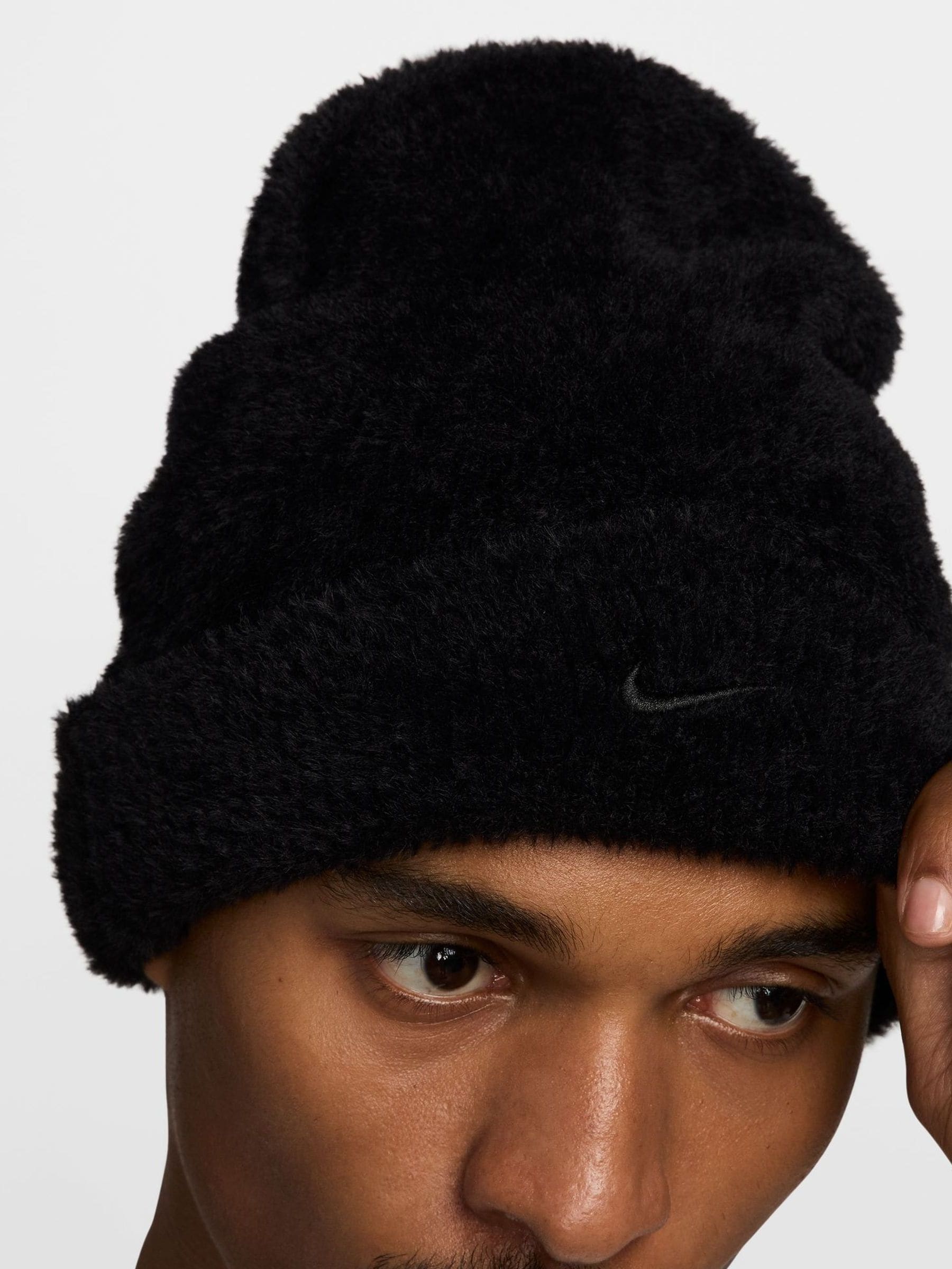 Buy Nike Black Peak Beanie Pixel H25 L from Next Denmark