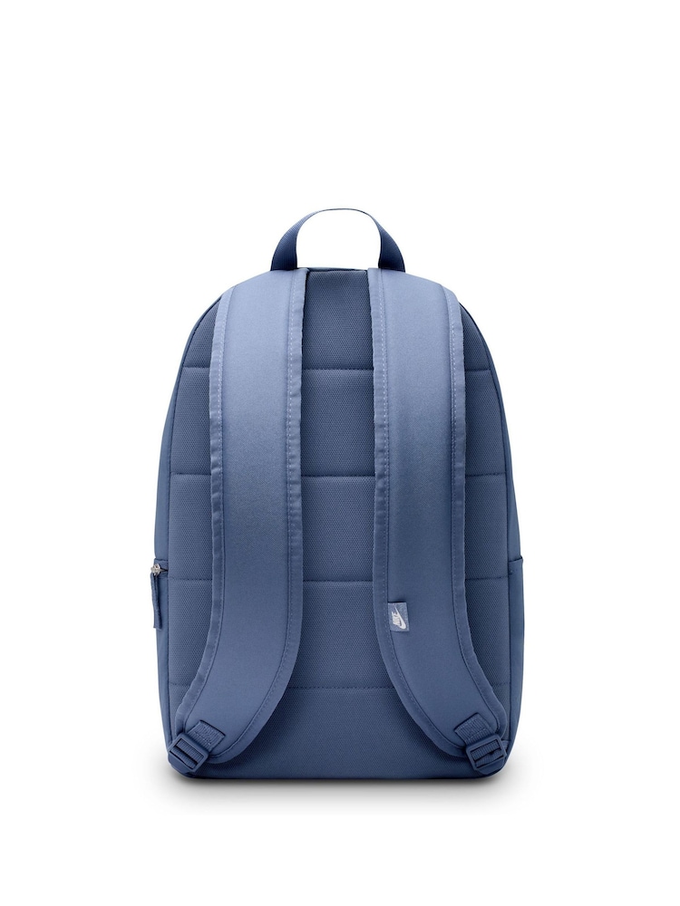 Nike Blue Heritage Backpack 25L - Image 2 of 7