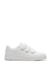 Clarks Black Older Boys Canyon Way Trainers - Image 1 of 6