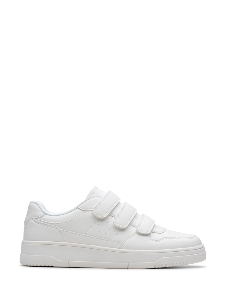 Clarks Black Older Boys Canyon Way Trainers - Image 1 of 6
