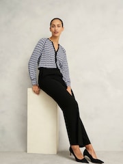 Hobbs Blue Zelia Printed Top - Image 1 of 3