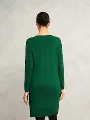 Hobbs Green Devora Knitted Dress - Image 2 of 4