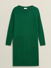 Hobbs Green Devora Knitted Dress - Image 4 of 4
