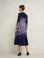 Hobbs Blue Petite Aurora Dress - Image 2 of 4
