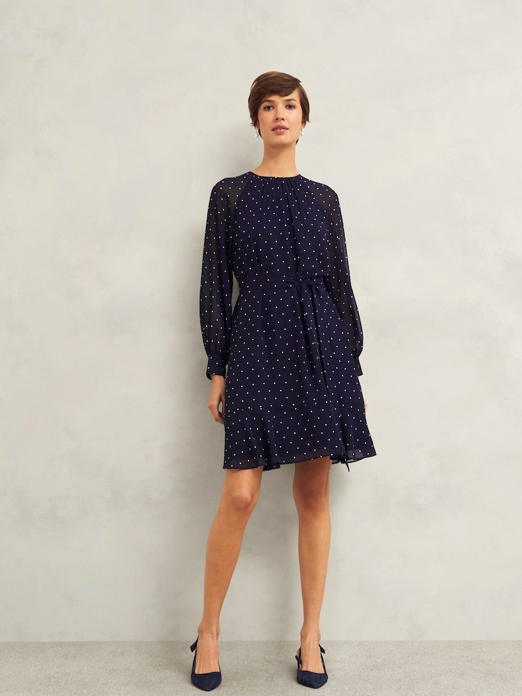 Hobbs Blue Rosie Dress - Image 1 of 4