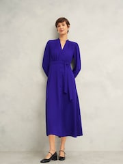 Hobbs Blue Peony Dress - Image 1 of 4
