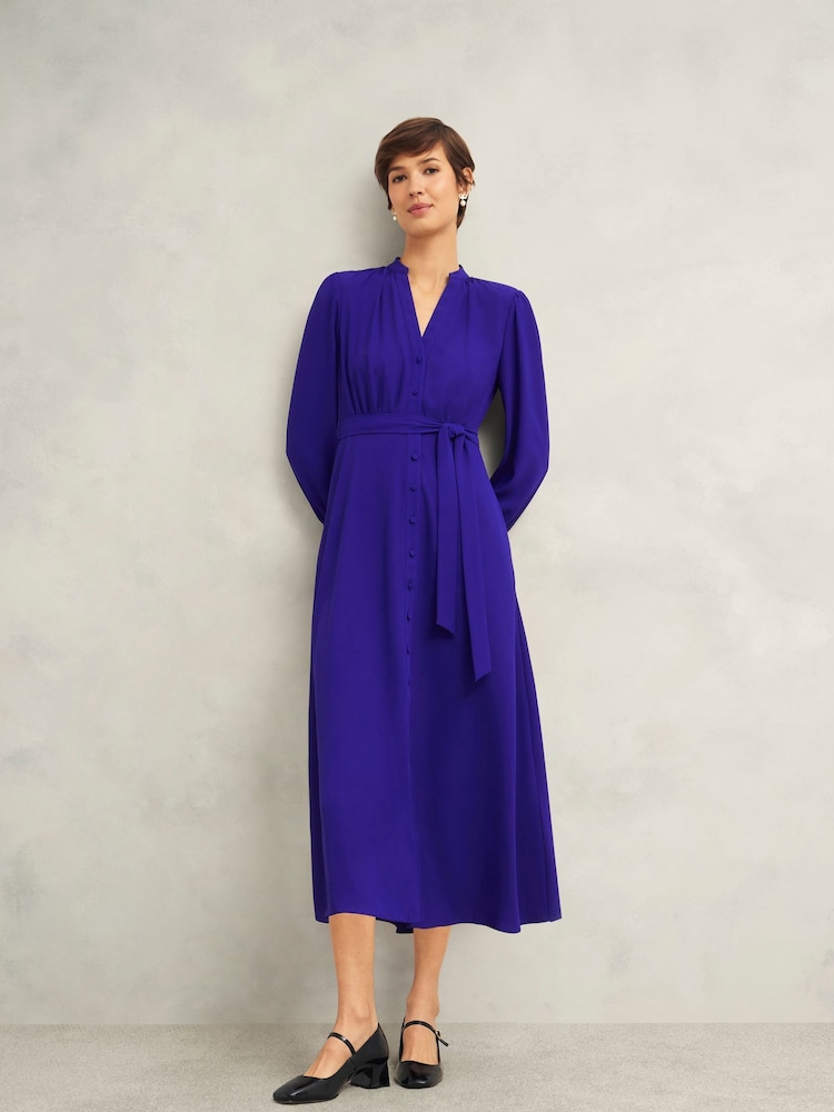Hobbs Blue Peony Dress - Image 1 of 4