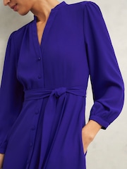Hobbs Blue Peony Dress - Image 3 of 4
