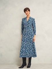 Hobbs Green Iris Dress - Image 1 of 4