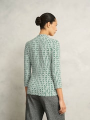 Hobbs Green Aimee Printed Top - Image 2 of 4