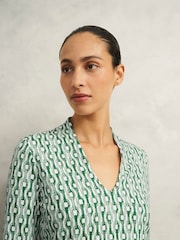 Hobbs Green Aimee Printed Top - Image 3 of 4
