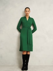 Hobbs Green Julia Ponte Dress - Image 1 of 4