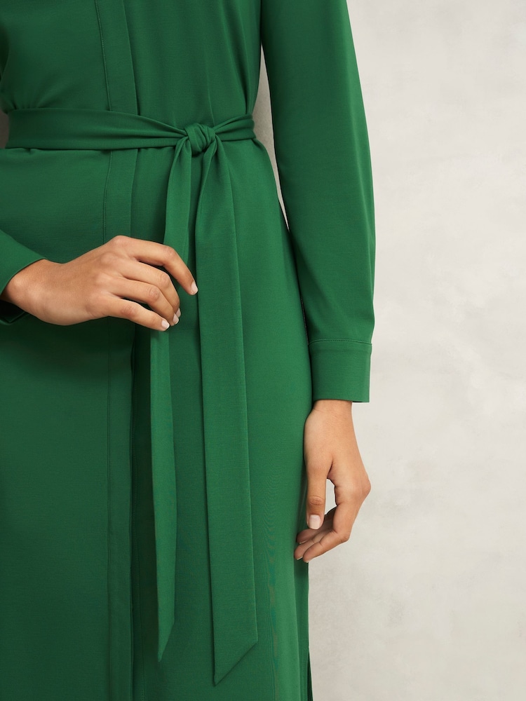 Buy Hobbs Green Julia Ponte Dress from Next USA