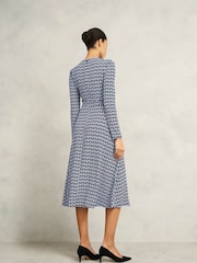 Hobbs Blue Petite Dakota Dress - Image 2 of 4