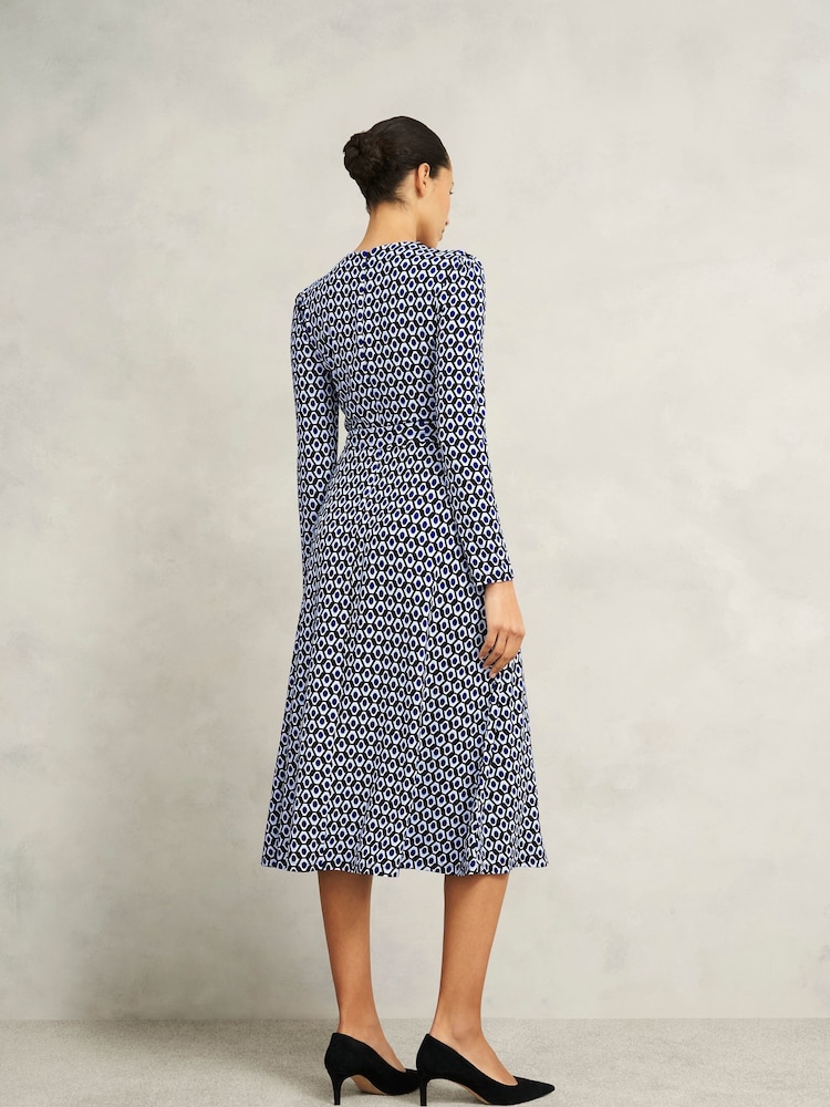 Hobbs Blue Petite Dakota Dress - Image 2 of 4