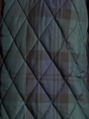 Joules Quinn Blackwatch Showerproof Diamond Quilted Coat - Image 9 of 13