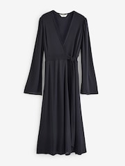 Jolie Moi Navy Amira Cape Maxi Dress - Image 7 of 7