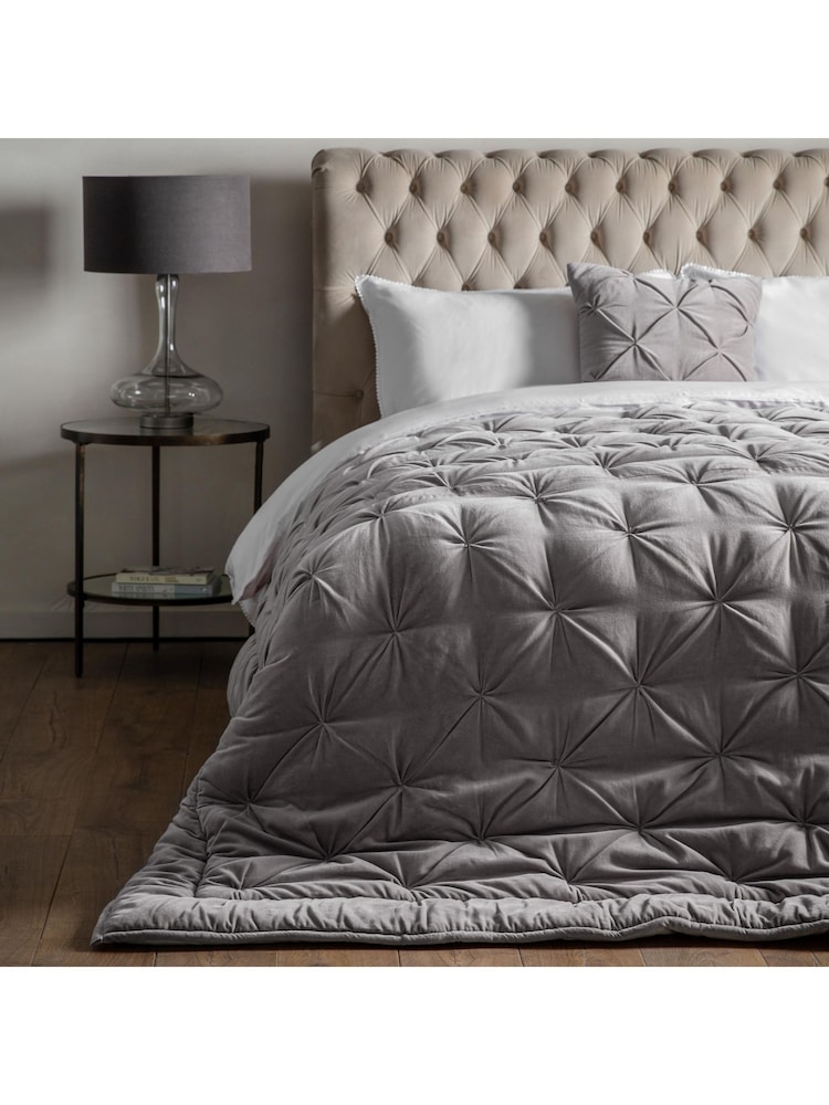 Gallery Home Natural Opulent Velvet 100% Cotton Bedspread - Image 1 of 6