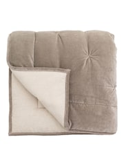 Gallery Home Natural Opulent Velvet 100% Cotton Bedspread - Image 3 of 6