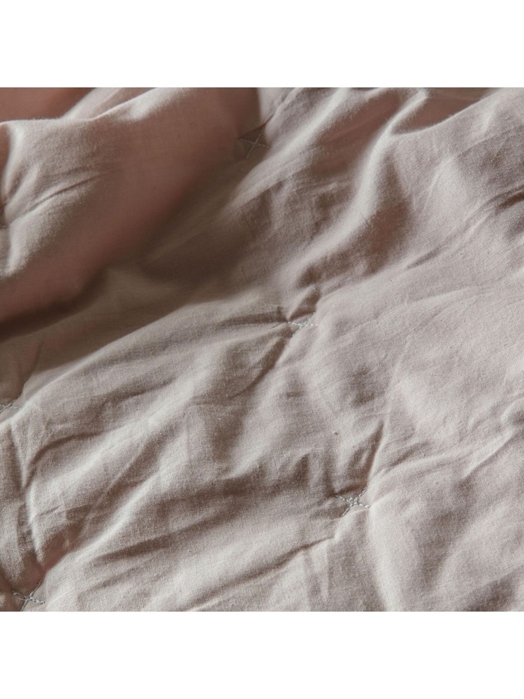 Gallery Home Pink Stitch 100% Cotton Bedspread - Image 2 of 4