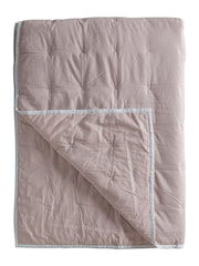 Gallery Home Pink Stitch 100% Cotton Bedspread - Image 4 of 4