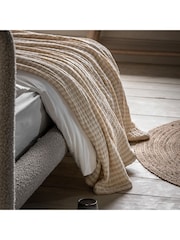 Gallery Home Natural Stripe Textured Bedspread - Image 2 of 3