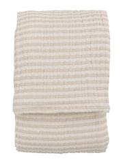 Gallery Home Natural Stripe Textured Bedspread - Image 3 of 3