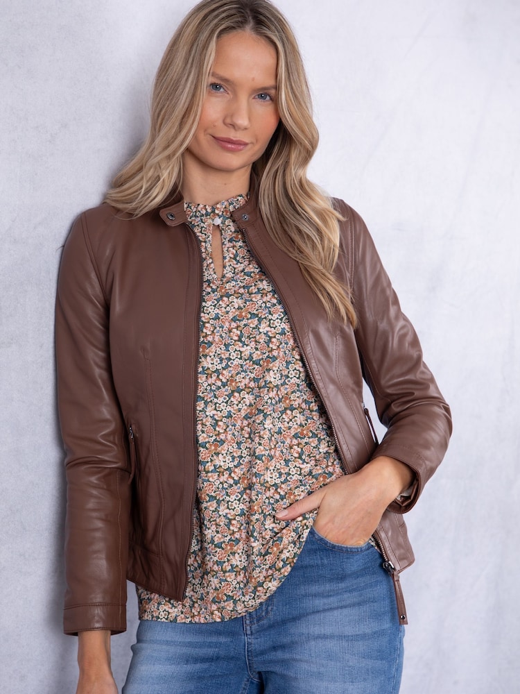 Lakeland Leather Brown Threlkeld Jacket - Image 1 of 9