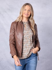 Lakeland Leather Brown Threlkeld Jacket - Image 2 of 9