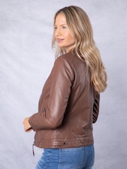 Lakeland Leather Brown Threlkeld Jacket - Image 4 of 9