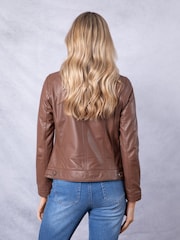 Lakeland Leather Brown Threlkeld Jacket - Image 8 of 9