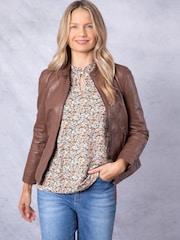 Lakeland Leather Brown Threlkeld Jacket - Image 9 of 9